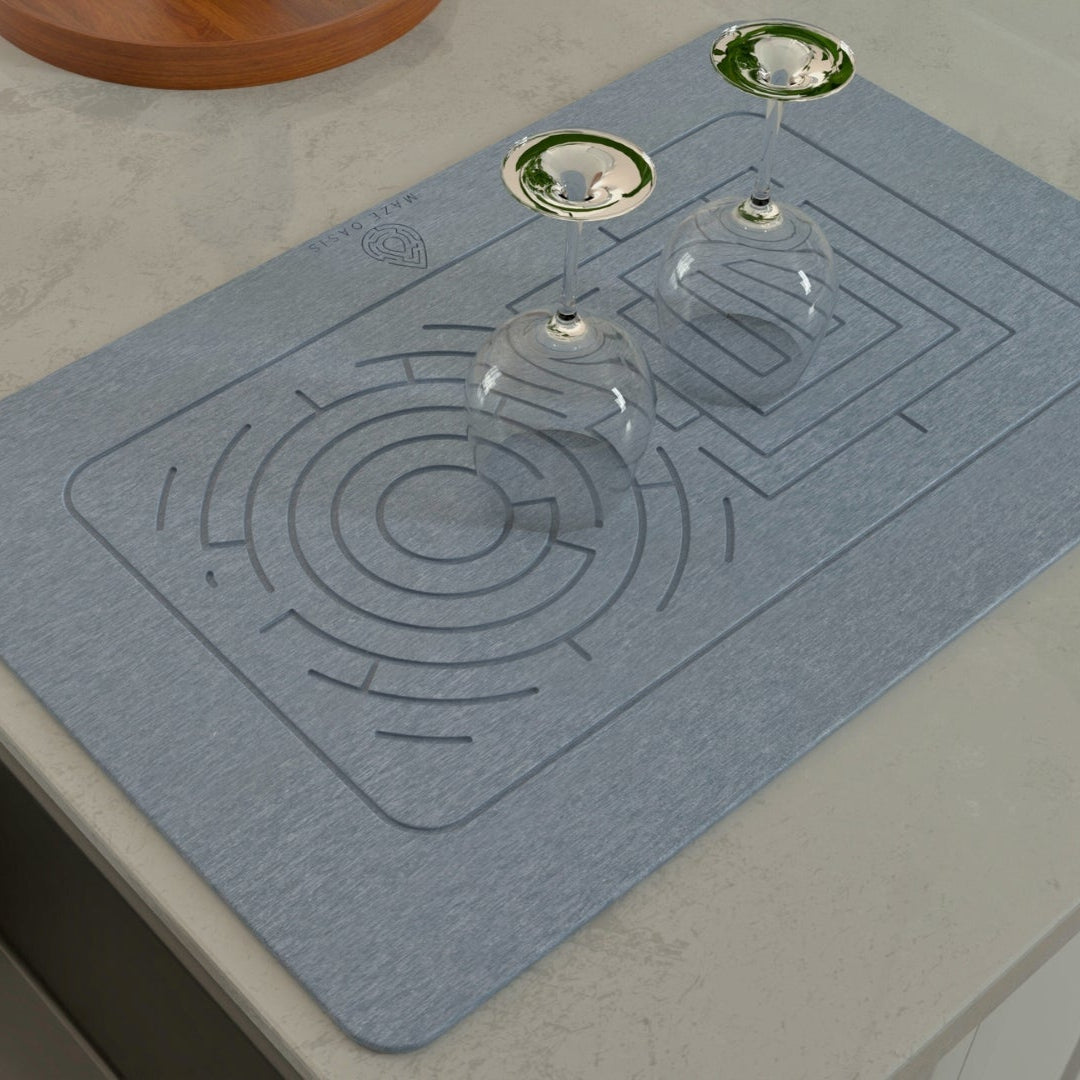 Diatomite Stone Mat | Serenity - Ash