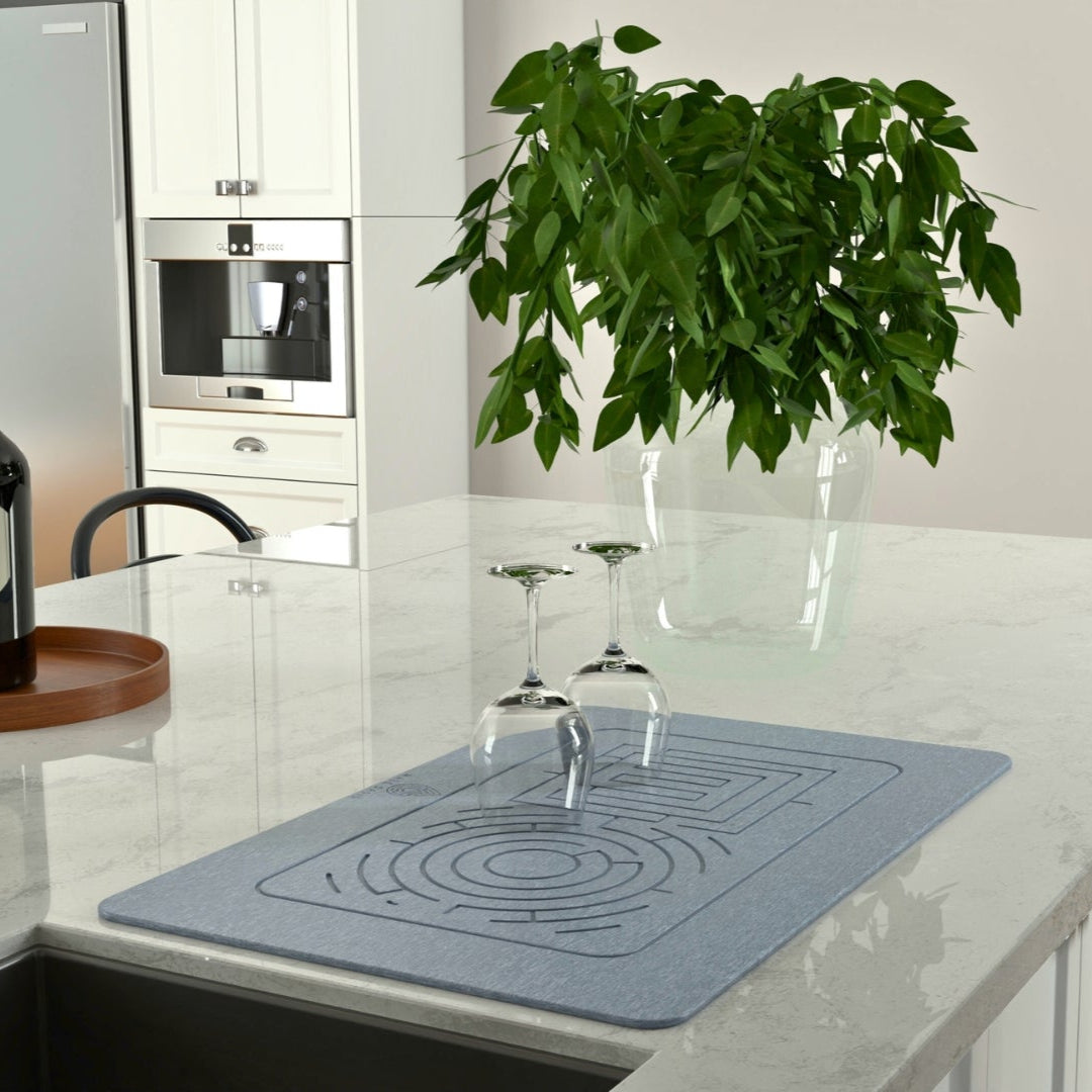 Diatomite Stone Mat | Serenity - Ash