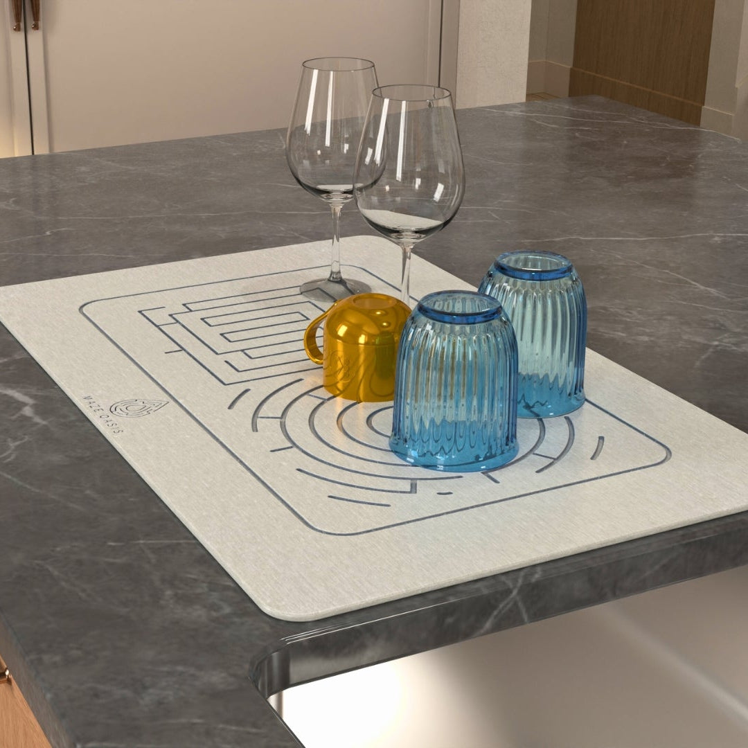 Diatomite Stone Mat | Serenity - Sterling