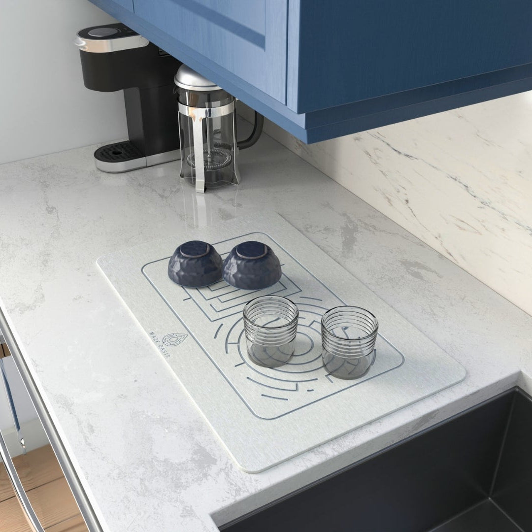 Diatomite Stone Mat | Serenity - Sterling