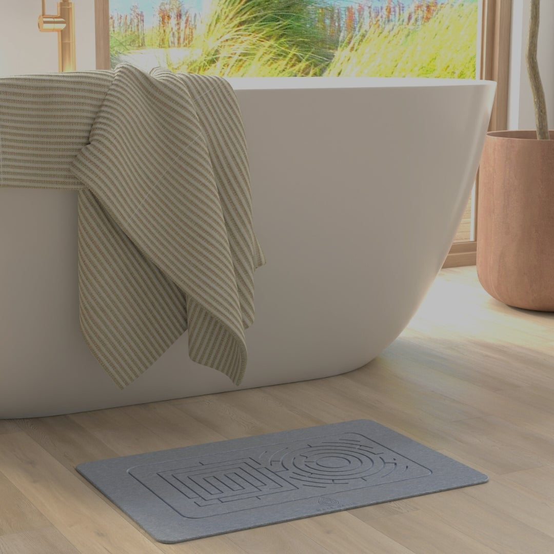 Diatomite Stone Mat | Serenity - Ash
