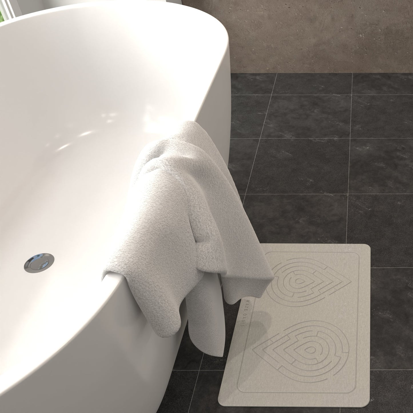 Diatomite Stone Mat | Zen - Sterling
