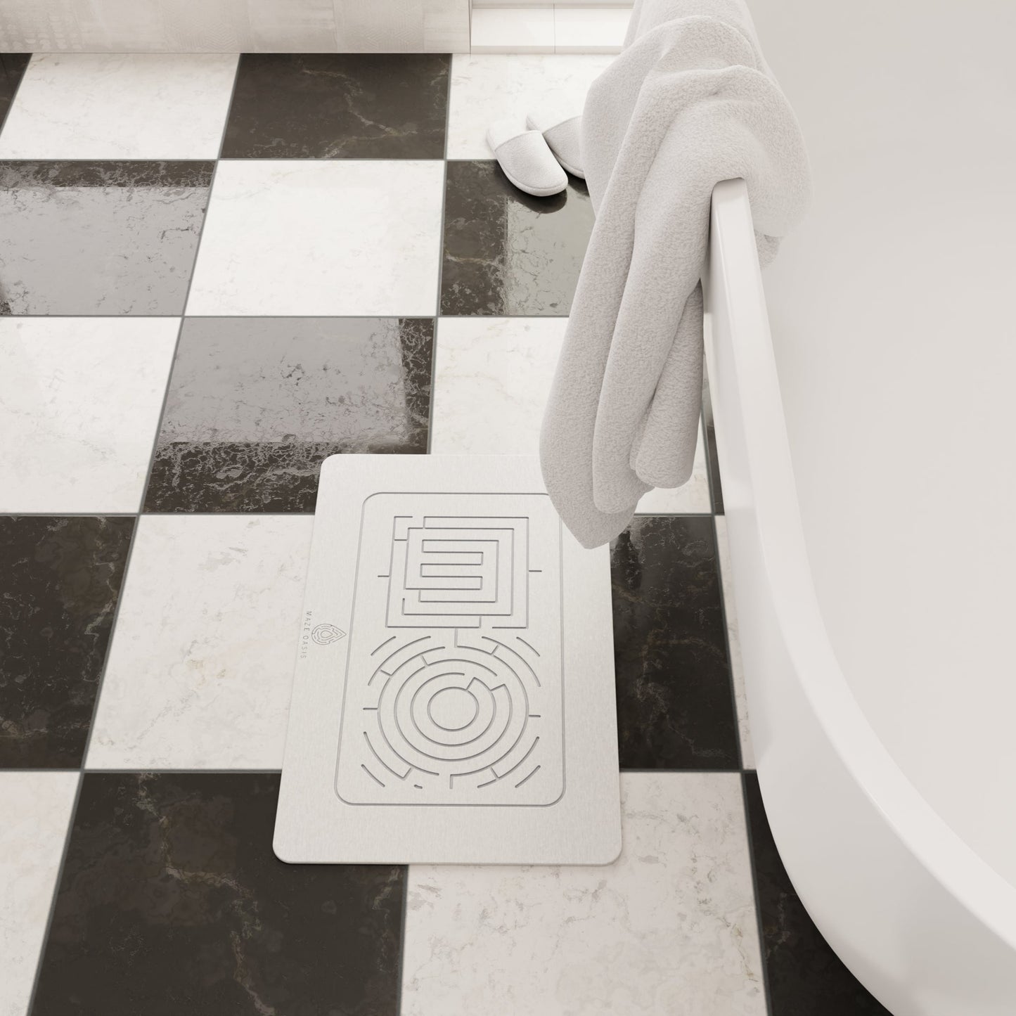 Diatomite Stone Mat | Serenity - Sterling