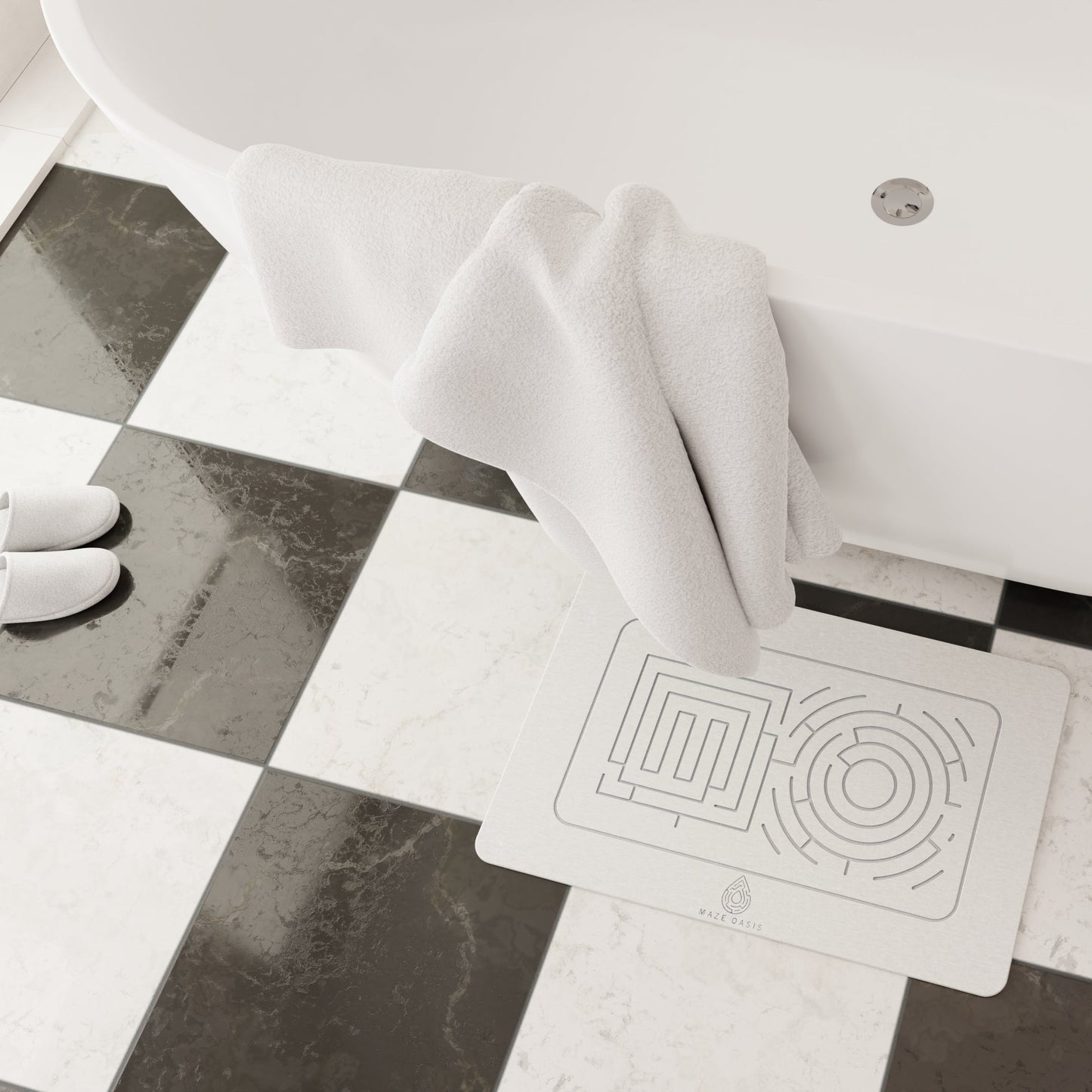 Diatomite Stone Mat | Serenity - Sterling