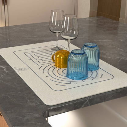 Diatomite Stone Mat | Serenity - Sterling