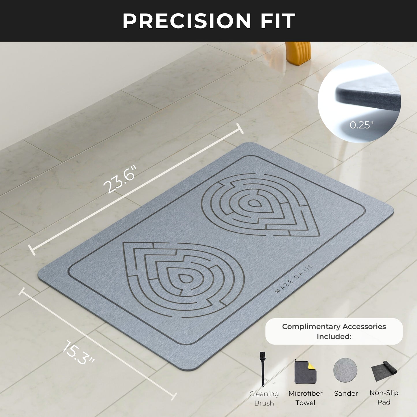 The Maze Oasis Stone Mat