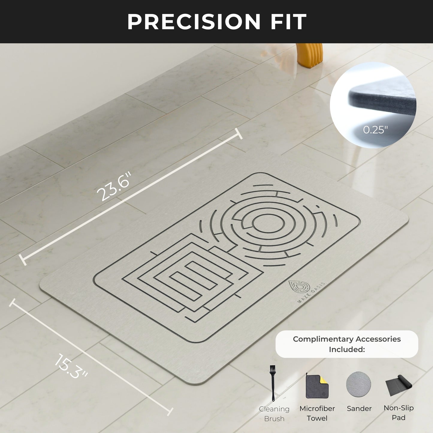 The Maze Oasis Stone Mat