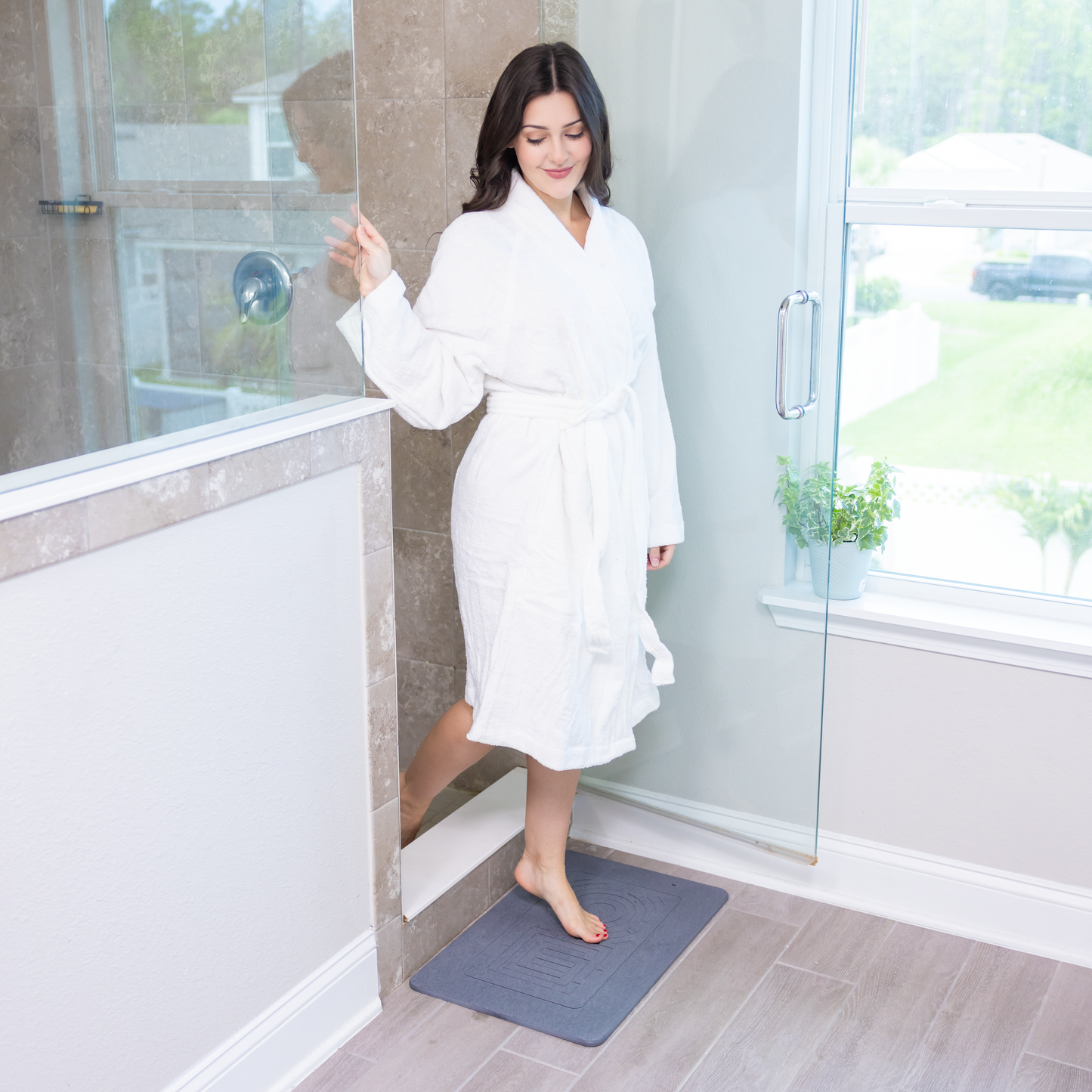 Diatomite Stone Mat | Serenity - Ash