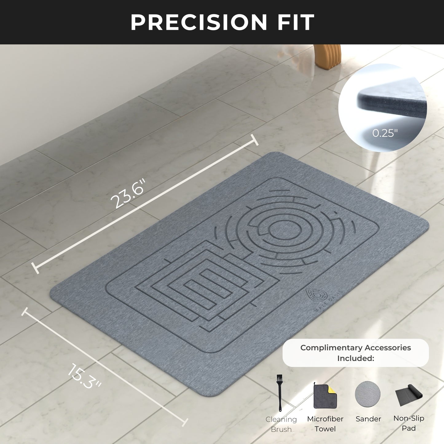 The Maze Oasis Stone Mat