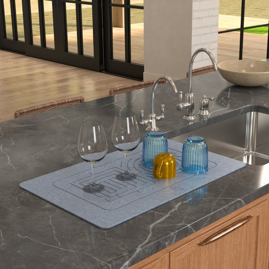 Diatomite Stone Mat | Serenity - Ash