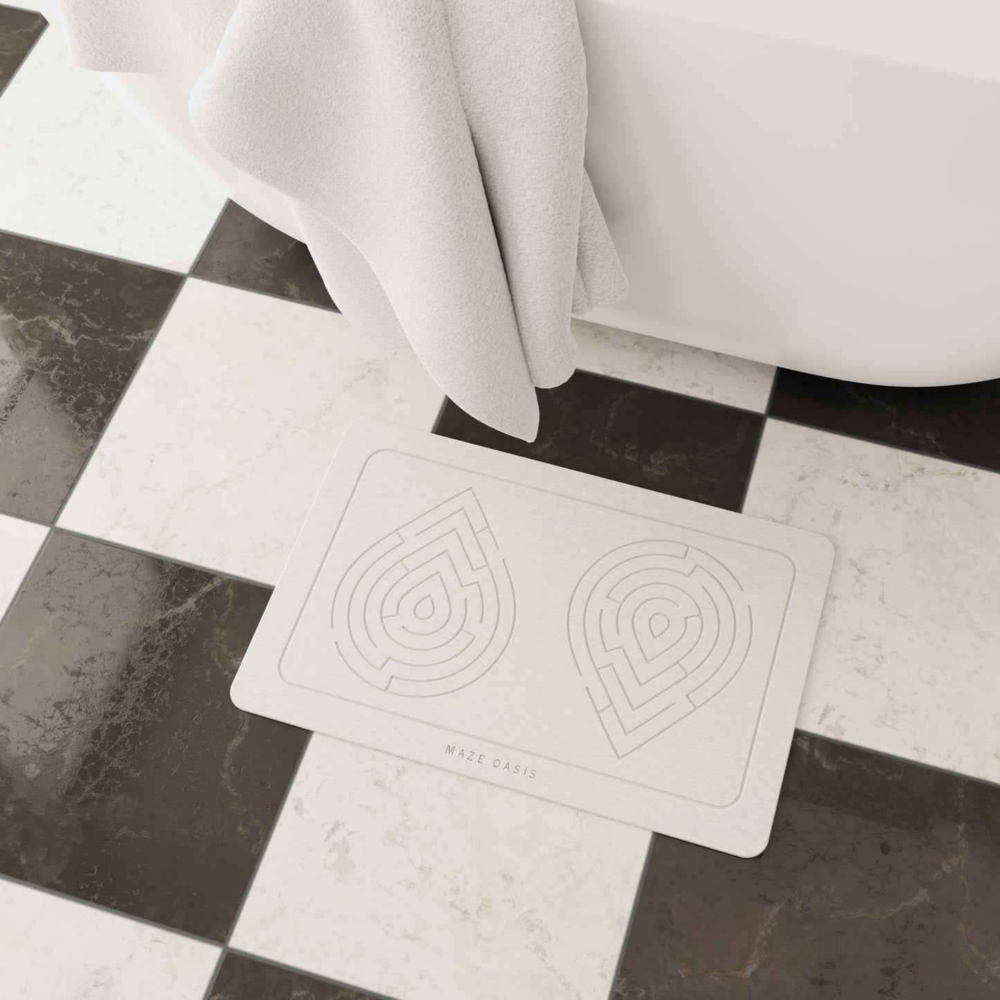 Diatomite Stone Mat | Zen - Sterling