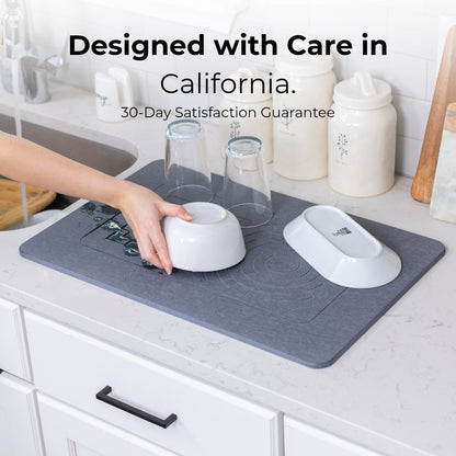 Diatomite Stone Mat | Serenity - Ash