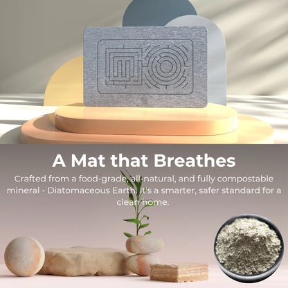 Diatomite Stone Mat | Serenity - Ash